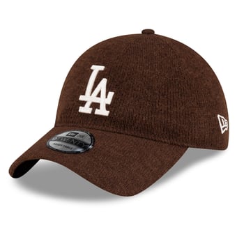 Men's New Era  Brown Los Angeles Dodgers Open Market Wool 9TWENTY Adjustable Hat