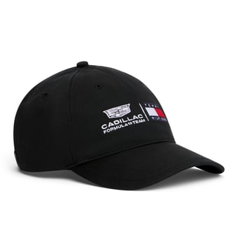 Unisex Tommy Hilfiger x Cadillac F1 Team Black Logo Adjustable Hat