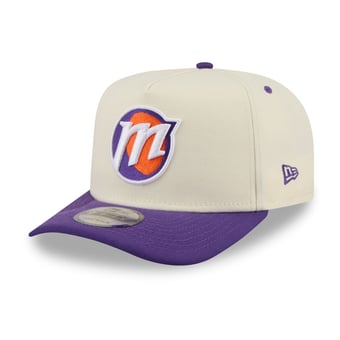 Men's New Era Cream Phoenix Mercury Wordmark 9FIFTY A-Frame Snapback Hat