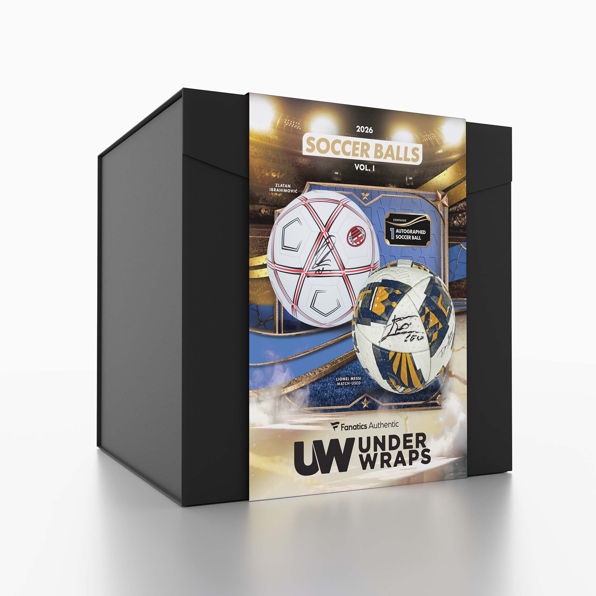 2026 Under Wraps Autographed Soccer Balls - Single Mystery Box