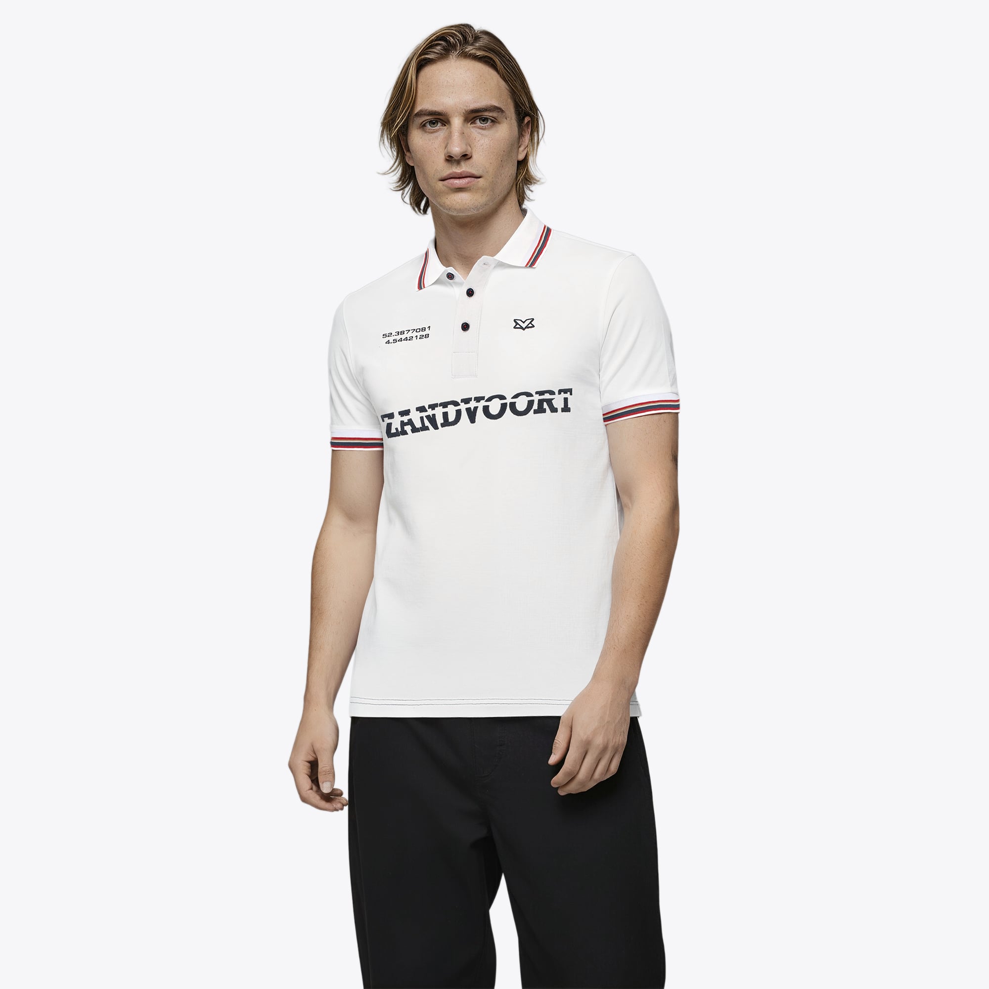 MV Official x Zandvoort Polo - Weiß