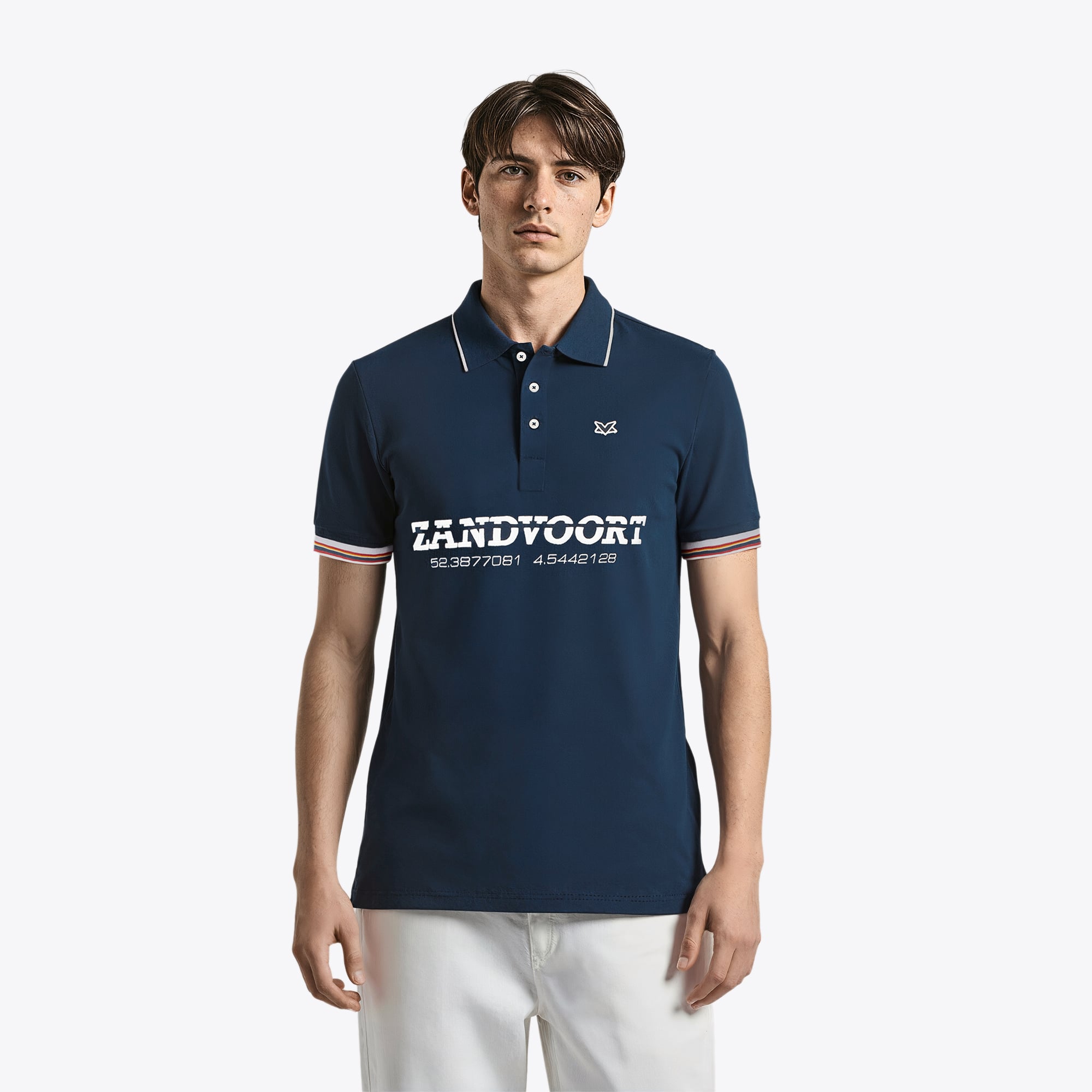 MV Official x Zandvoort Polo – Marineblau