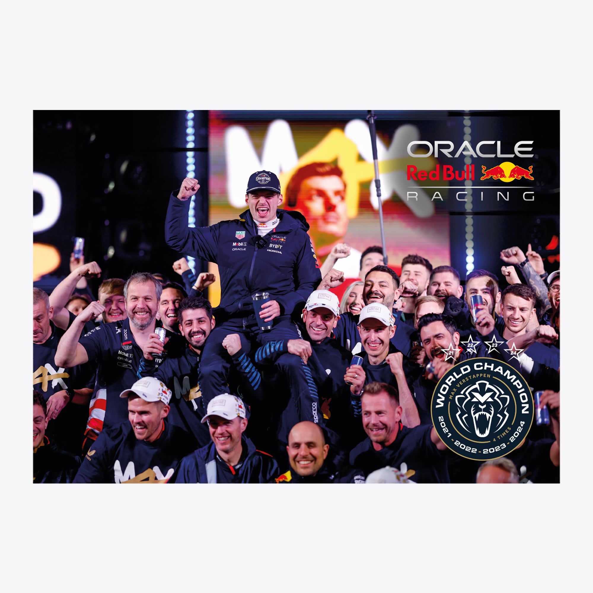 Max Verstappen Weltmeister 2024 Puzzle – 1000 Teile