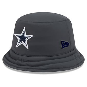 Men's New Era Charcoal Dallas Cowboys 2026 Sideline Cold Weather Bucket Hat