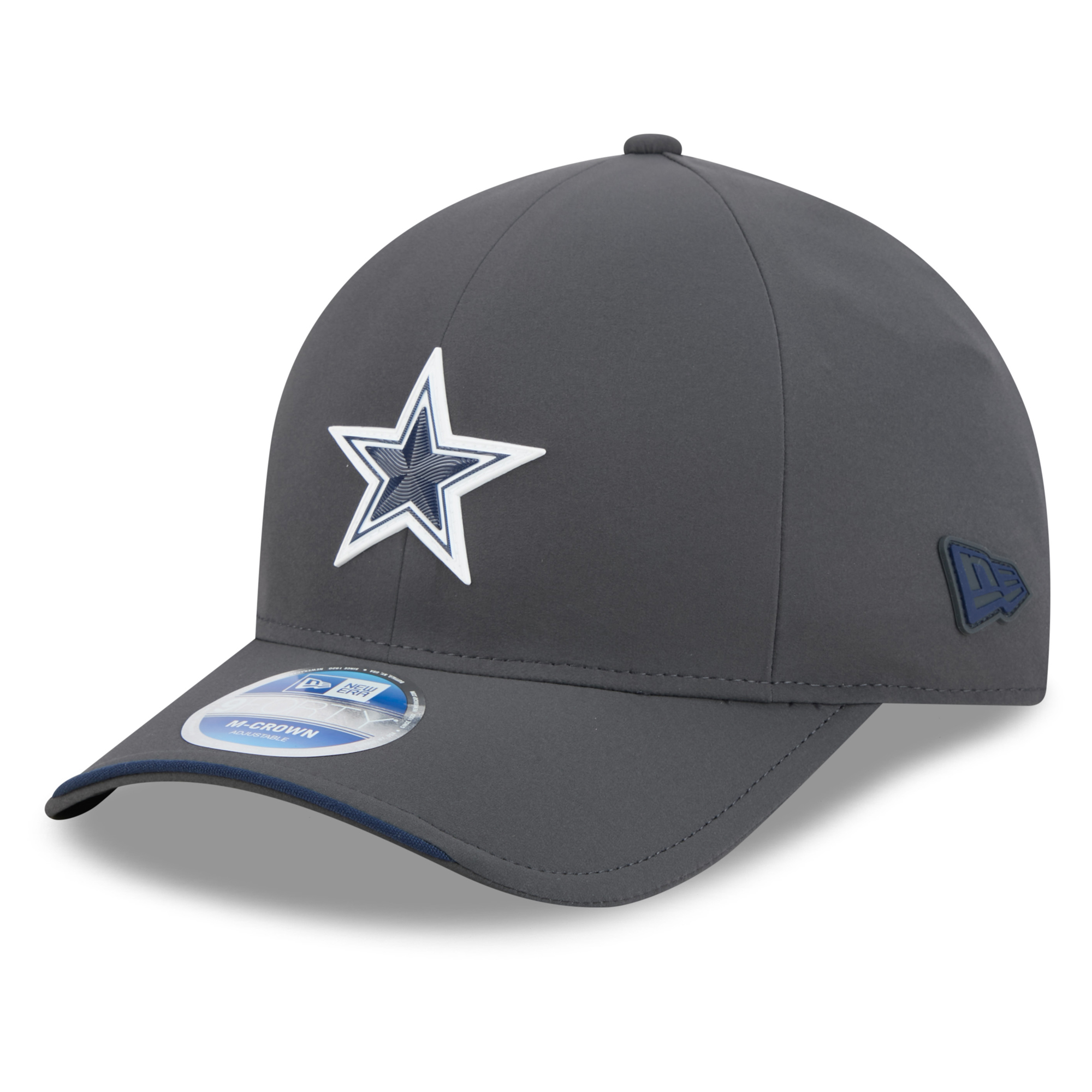 Men's New Era Charcoal Dallas Cowboys 2026 Sideline Cold Weather  9FORTY M-Crown Adjustable Hat