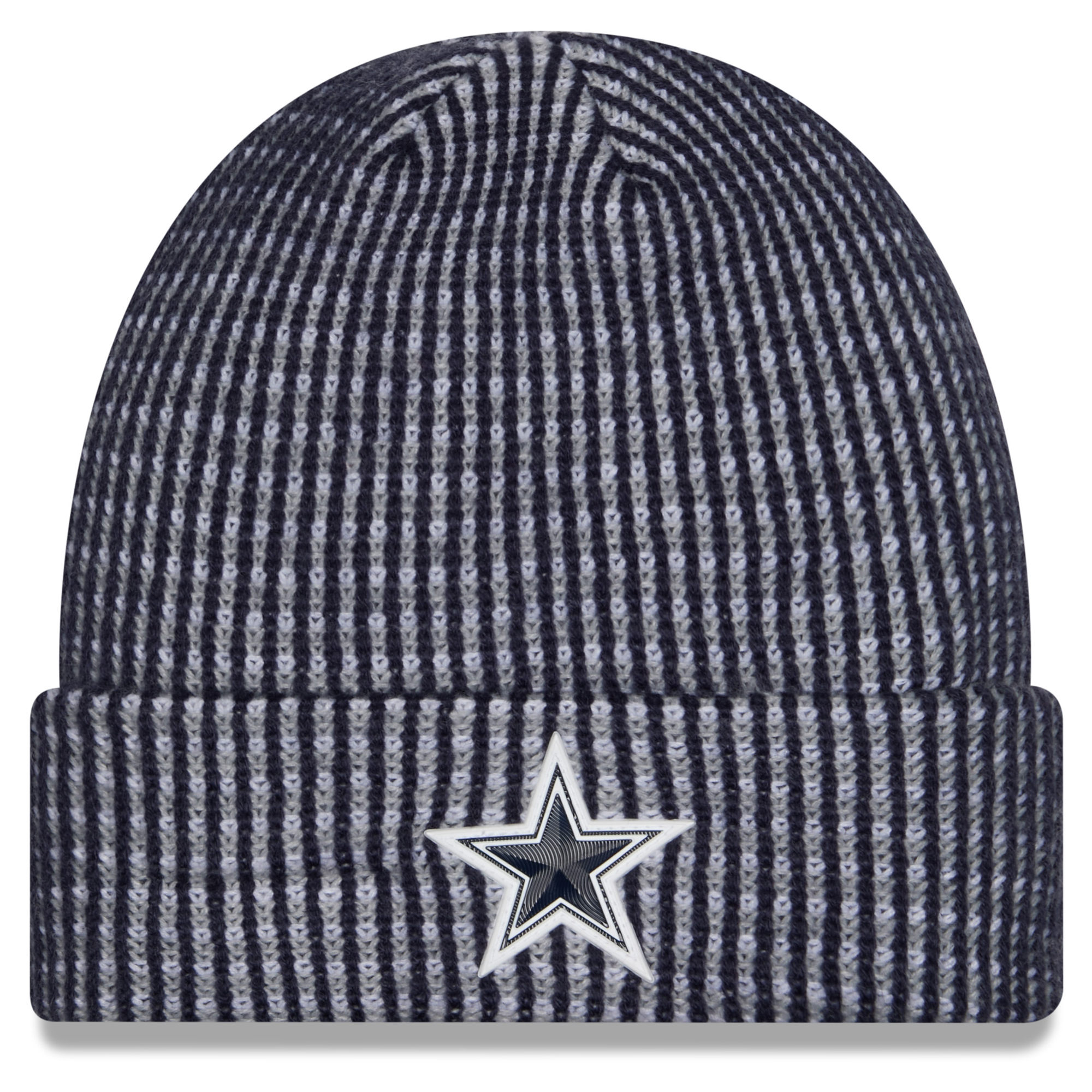 Men's New Era Navy Dallas Cowboys 2026 Sideline Cold Weather  Cuffed Knit Hat