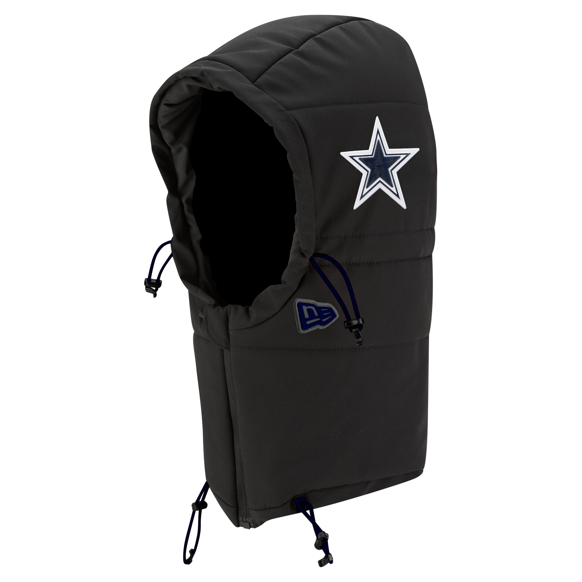 Men's New Era Charcoal Dallas Cowboys 2026 Sideline Cold Weather  Adjustable Quilted Hood