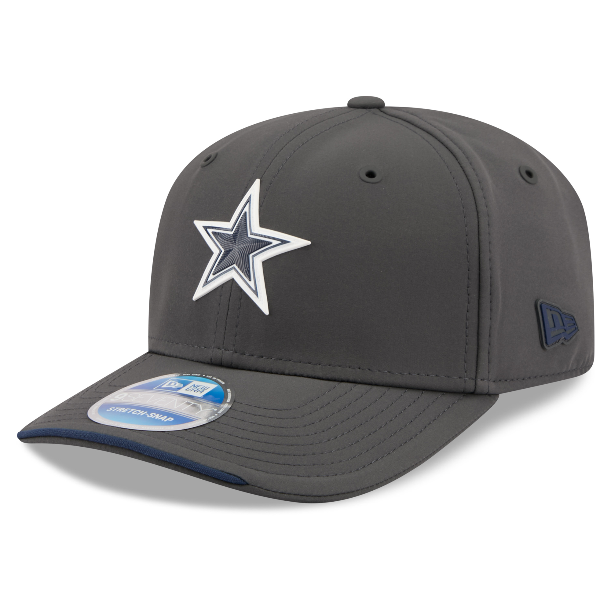 Men's New Era Charcoal Dallas Cowboys 2026 Sideline Cold Weather 9SEVENTY Adjustable Hat