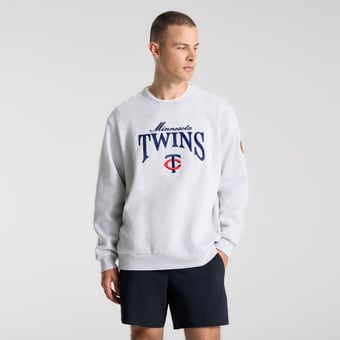 Men's lululemon Heathered Core Ultra Light Grey Minnesota Twins Steady State Sweatshirt