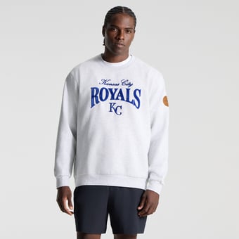 Men's lululemon Heathered Core Ultra Light Grey Kansas City Royals Steady State Sweatshirt