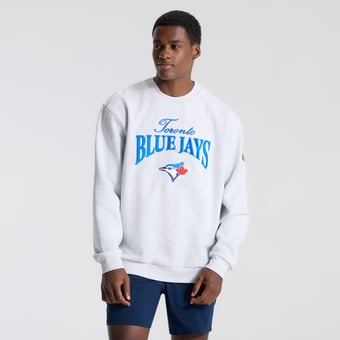 Men's lululemon Heathered Core Ultra Light Grey Toronto Blue Jays Steady State Sweatshirt