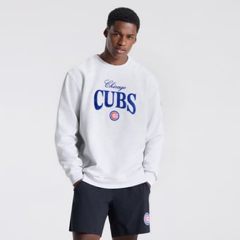 Men's lululemon Heathered Core Ultra Light Grey Chicago Cubs Steady State Sweatshirt