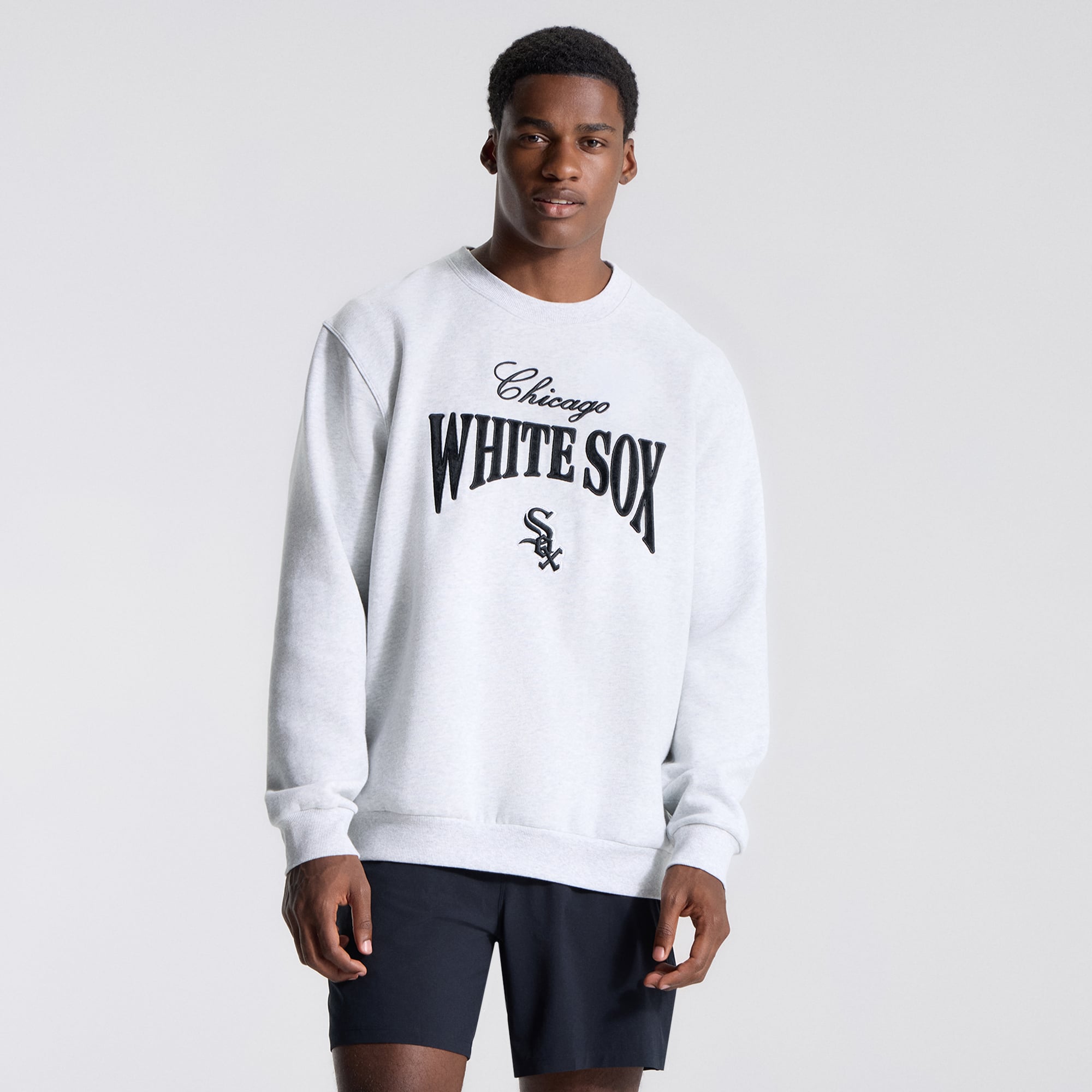 Men's lululemon Heathered Core Ultra Light Grey Chicago White Sox Steady State Sweatshirt