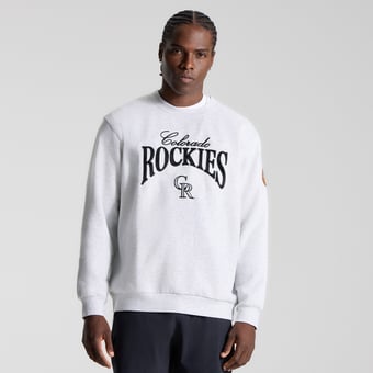 Men's lululemon Heathered Core Ultra Light Grey Colorado Rockies Steady State Sweatshirt
