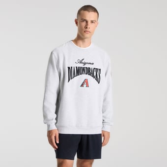 Men's lululemon Heathered Core Ultra Light Grey Arizona Diamondbacks Steady State Sweatshirt