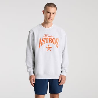 Men's lululemon Heathered Core Ultra Light Grey Houston Astros Steady State Sweatshirt