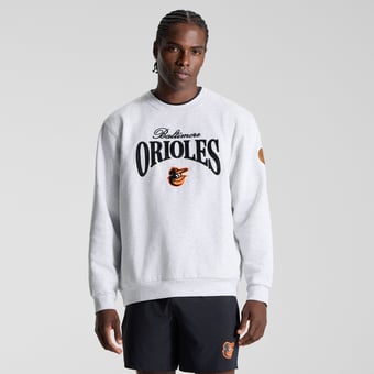 Men's lululemon Heathered Core Ultra Light Grey Baltimore Orioles Steady State Sweatshirt
