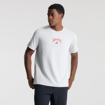 Men's lululemon Heathered Silver Drop Arizona Diamondbacks Soft Jersey T-Shirt