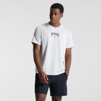 Men's lululemon Heathered Silver Drop Pittsburgh Pirates Soft Jersey T-Shirt