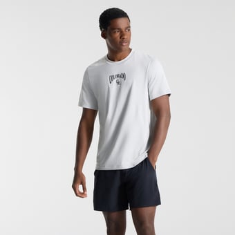 Men's lululemon Heathered Silver Drop Colorado Rockies Soft Jersey T-Shirt