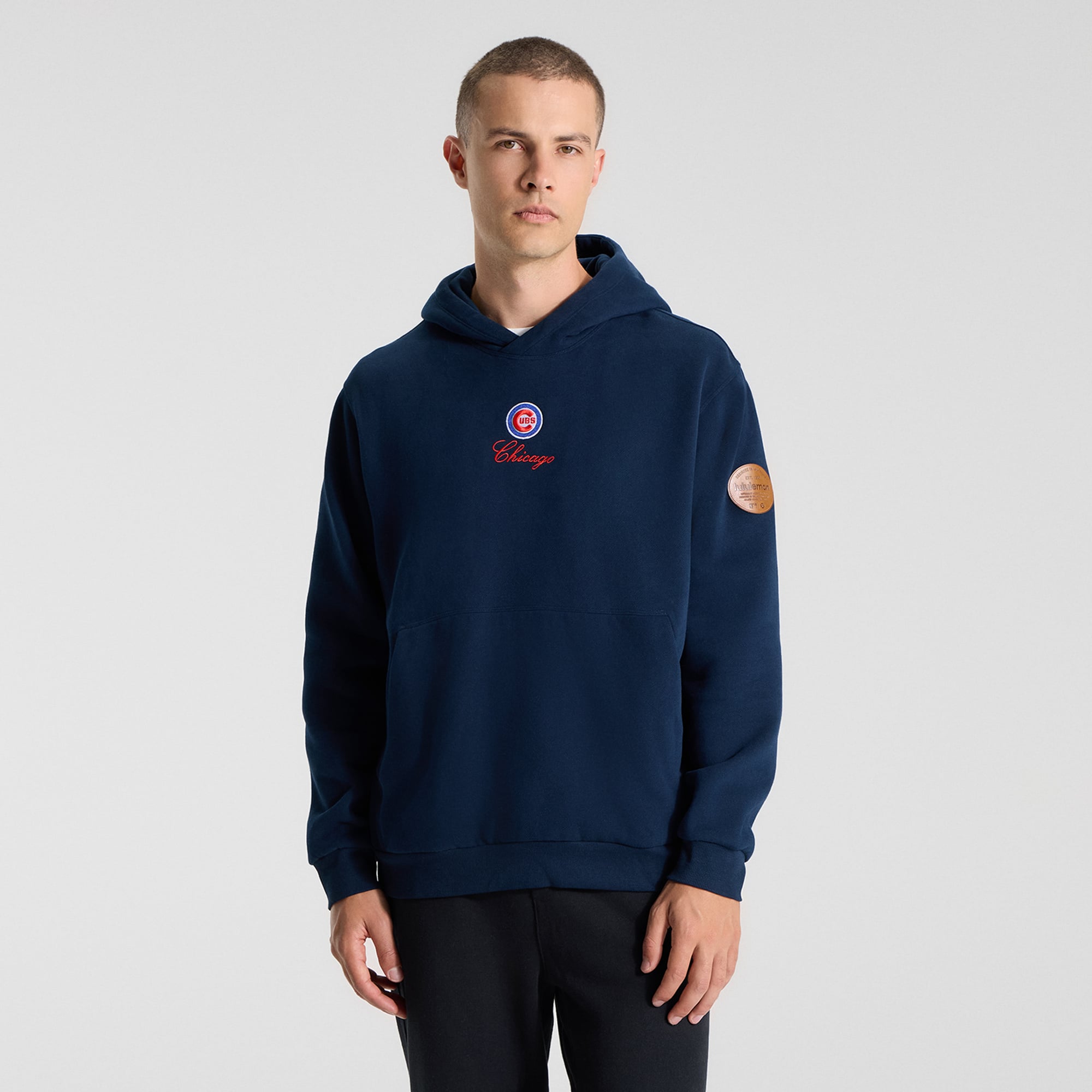 Men's lululemon True Navy Chicago Cubs Steady State Hoodie