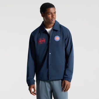 Men's lululemon True Navy Chicago Cubs Raglan Coaches Jacket