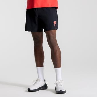 "Men's lululemon Black Philadelphia Phillies Pace Breaker Linerless Shorts 7"""
