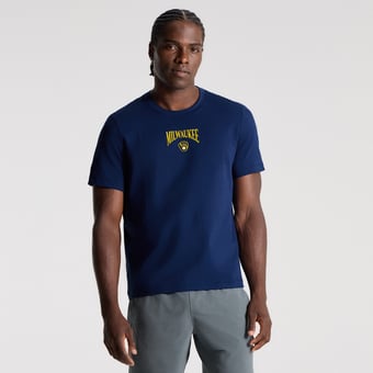 Men's lululemon Midnight Shadow Milwaukee Brewers Soft Jersey T-Shirt