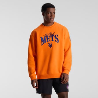 Men's lululemon Total Orange New York Mets Steady State Sweatshirt