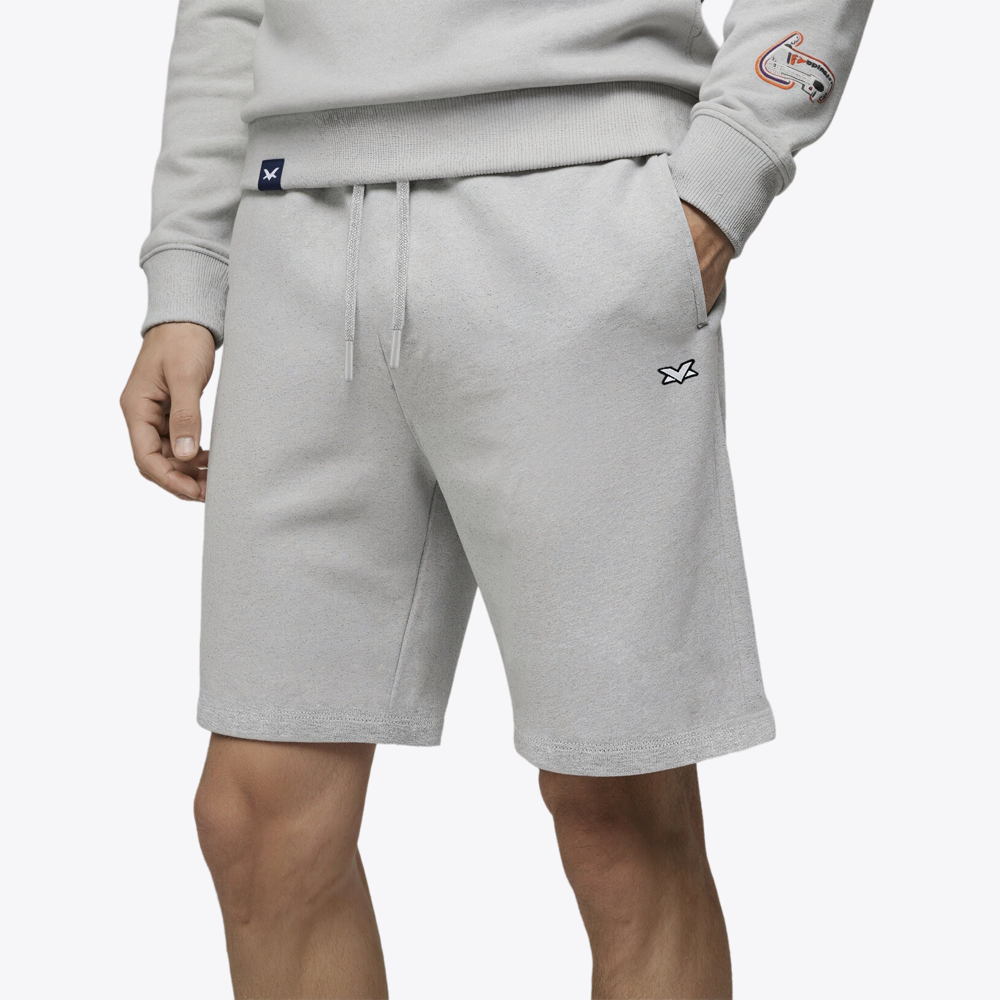 MV Offizielle Essentials-Shorts – Grau