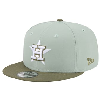 Men's New Era Light Green/Olive Houston Astros Color Pack 9FIFTY Snapback Hat