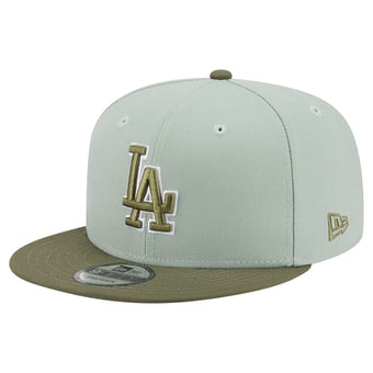 Men's New Era Light Green/Olive Los Angeles Dodgers Color Pack 9FIFTY Snapback Hat