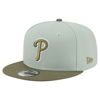 Men's New Era Light Green/Olive Philadelphia Phillies Color Pack 9FIFTY Snapback Hat