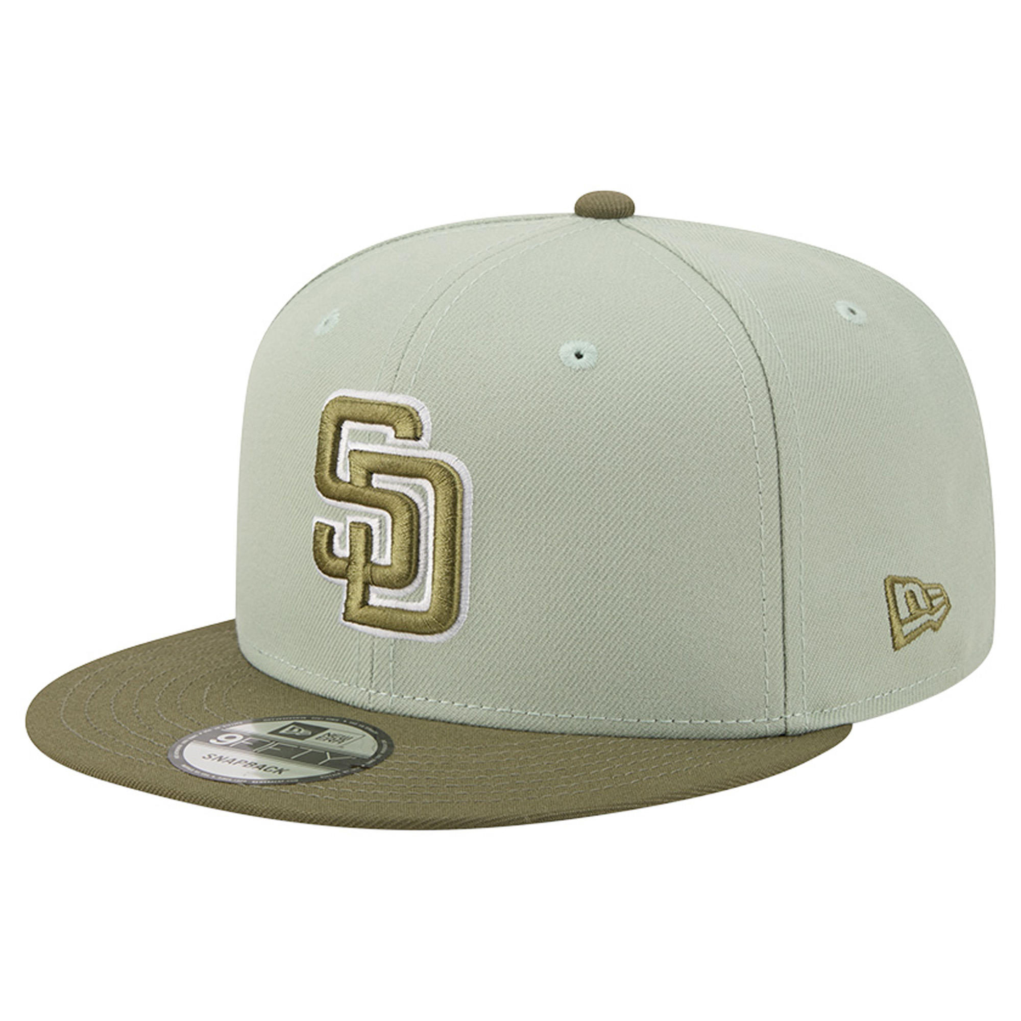 Men's New Era Light Green/Olive San Diego Padres Color Pack 9FIFTY Snapback Hat