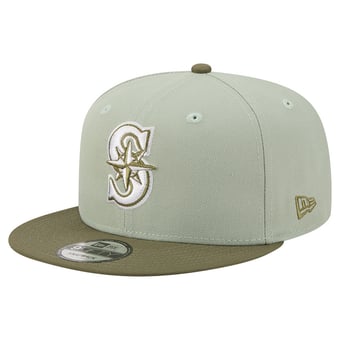 Men's New Era Light Green/Olive Seattle Mariners Color Pack 9FIFTY Snapback Hat