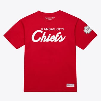 Men's Mitchell & Ness Red Kansas City Chiefs Head Coach Classic T-Shirt