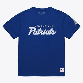 Men's Mitchell & Ness Royal New England Patriots Head Coach Classic T-Shirt
