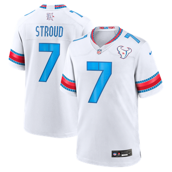 Men's Nike C.J. Stroud White Houston Texans 2026 Rivalries Collection Game Jersey