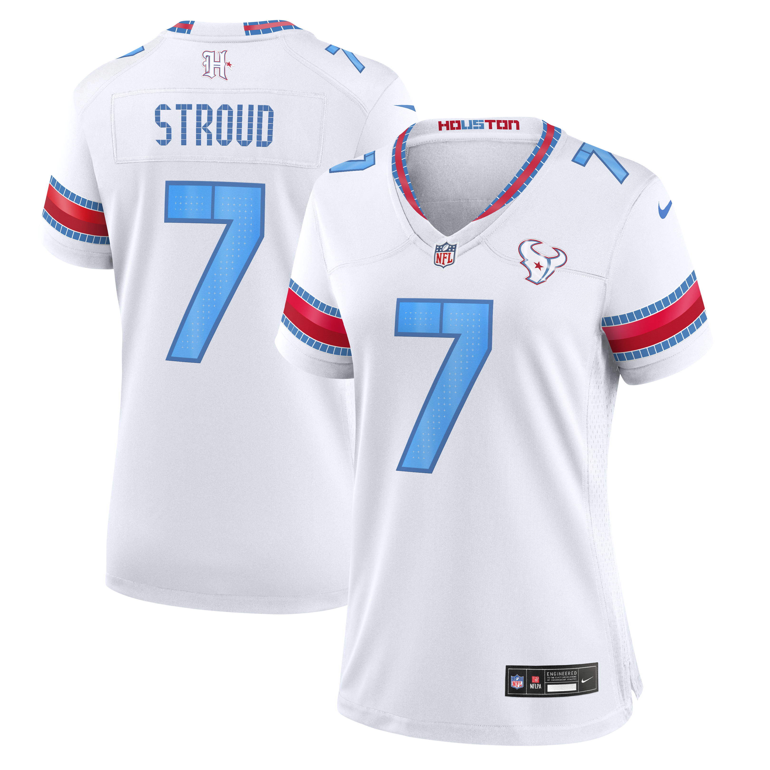 Women's Nike C.J. Stroud White Houston Texans 2026 Rivalries Collection Game Jersey