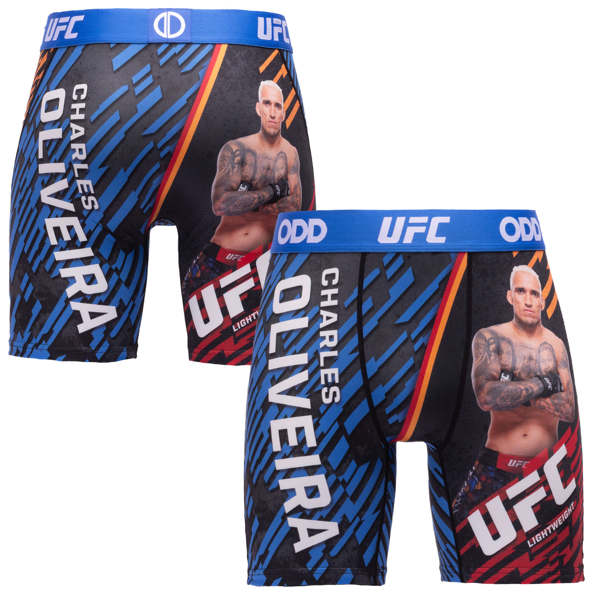 Men’s Odd Sox Blue Charles Oliveira Boxer Briefs Men’s Odd Sox Blue Charles Oliveira Boxer Briefs