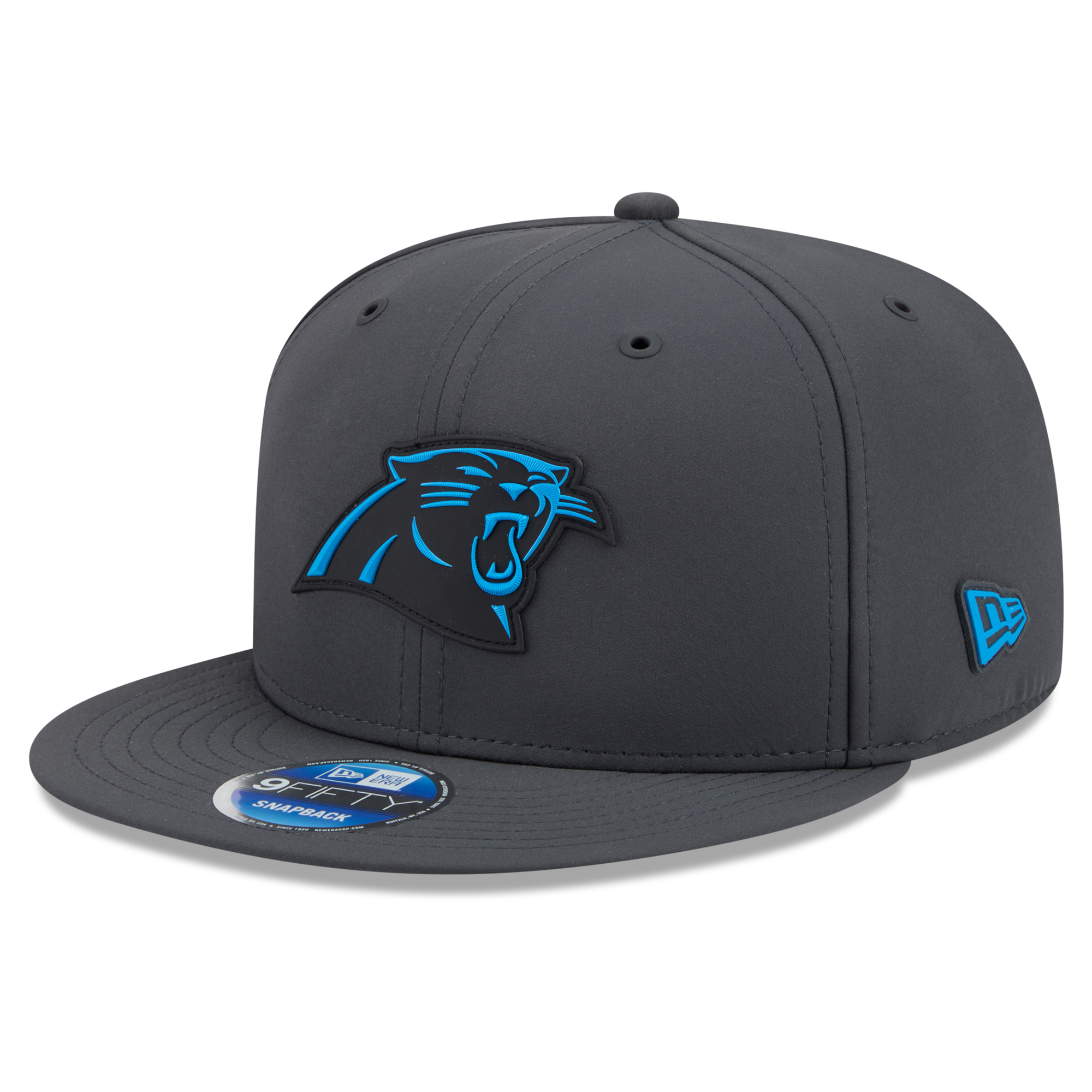 Men's New Era Charcoal Carolina Panthers 2026 Sideline Cold Weather 9FIFTY Snapback Hat