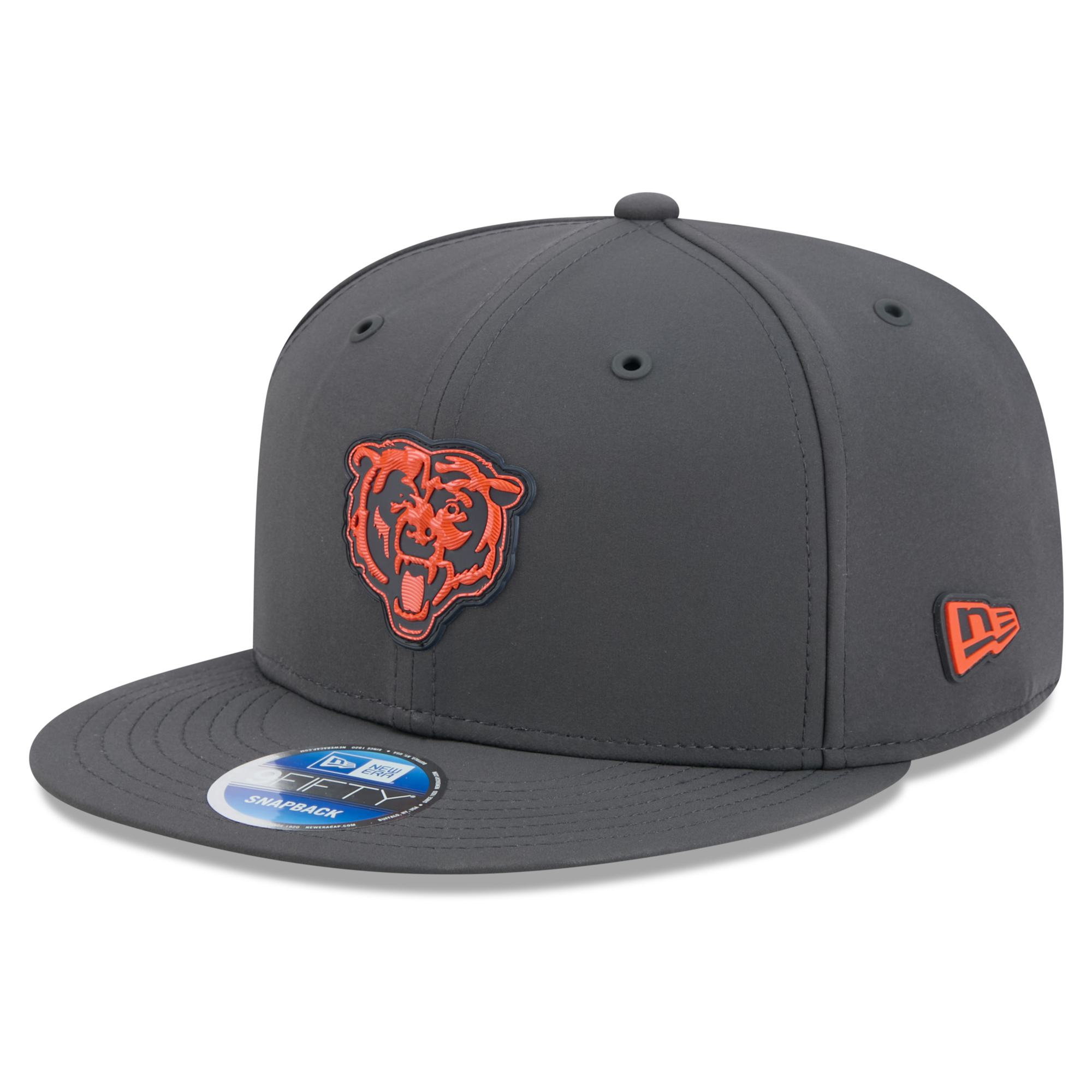 Men's New Era Charcoal Chicago Bears 2026 Sideline Cold Weather  9FIFTY Snapback Hat