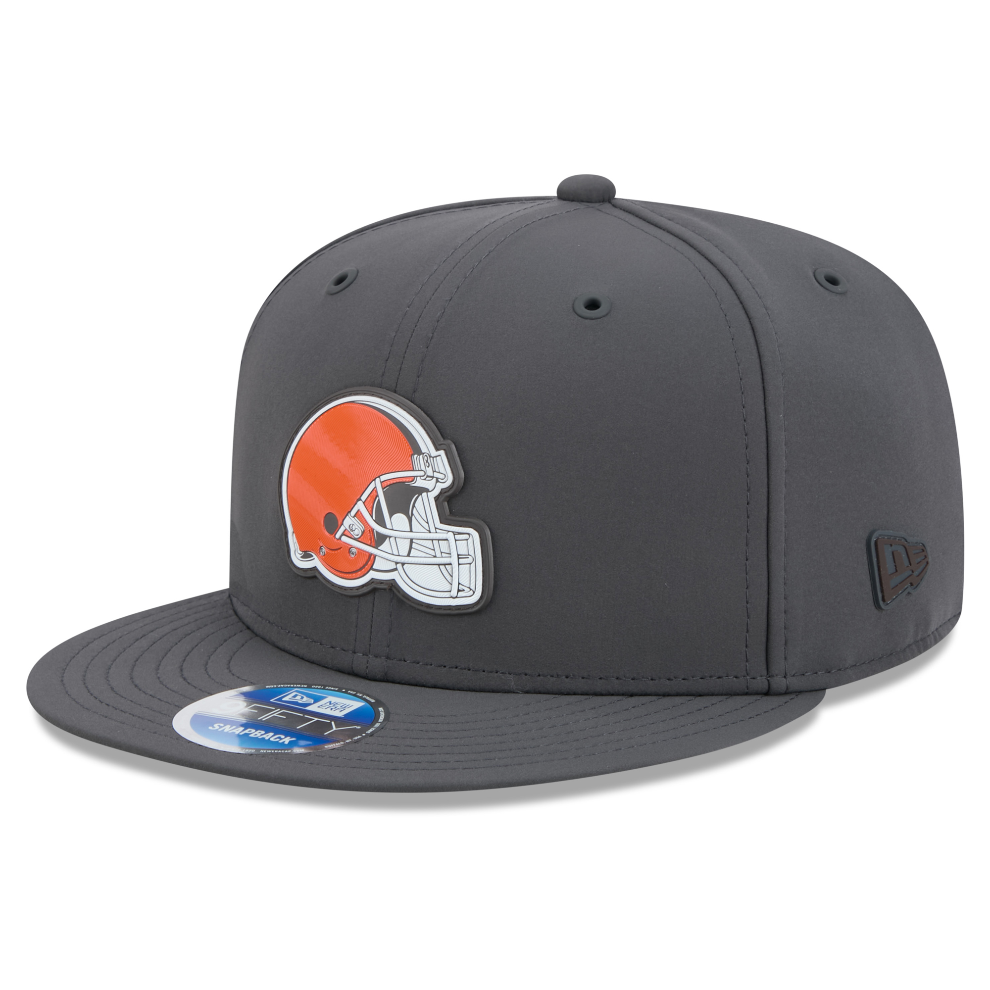 Men's New Era Charcoal Cleveland Browns 2026 Sideline Cold Weather  9FIFTY Snapback Hat