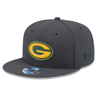 Men's New Era Charcoal Green Bay Packers 2026 Sideline Cold Weather  9FIFTY Snapback Hat