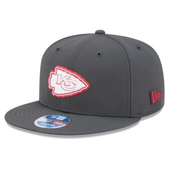 Men's New Era Charcoal Kansas City Chiefs 2026 Sideline Cold Weather  9FIFTY Snapback Hat