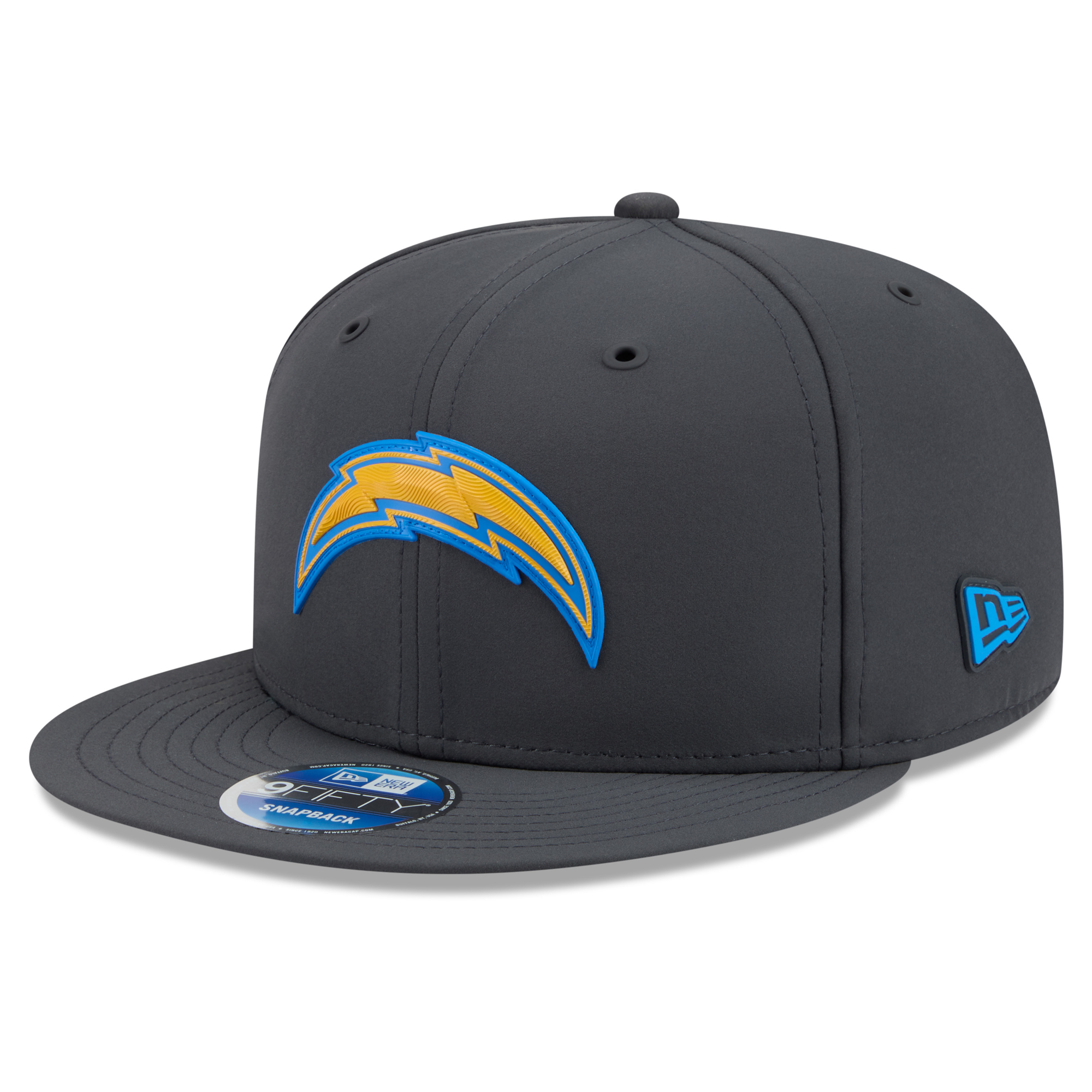 New Era Men's Charcoal Los Angeles Chargers 2026 Sideline Cold Weather 9FIFTY Snapback Hat - Charcoal