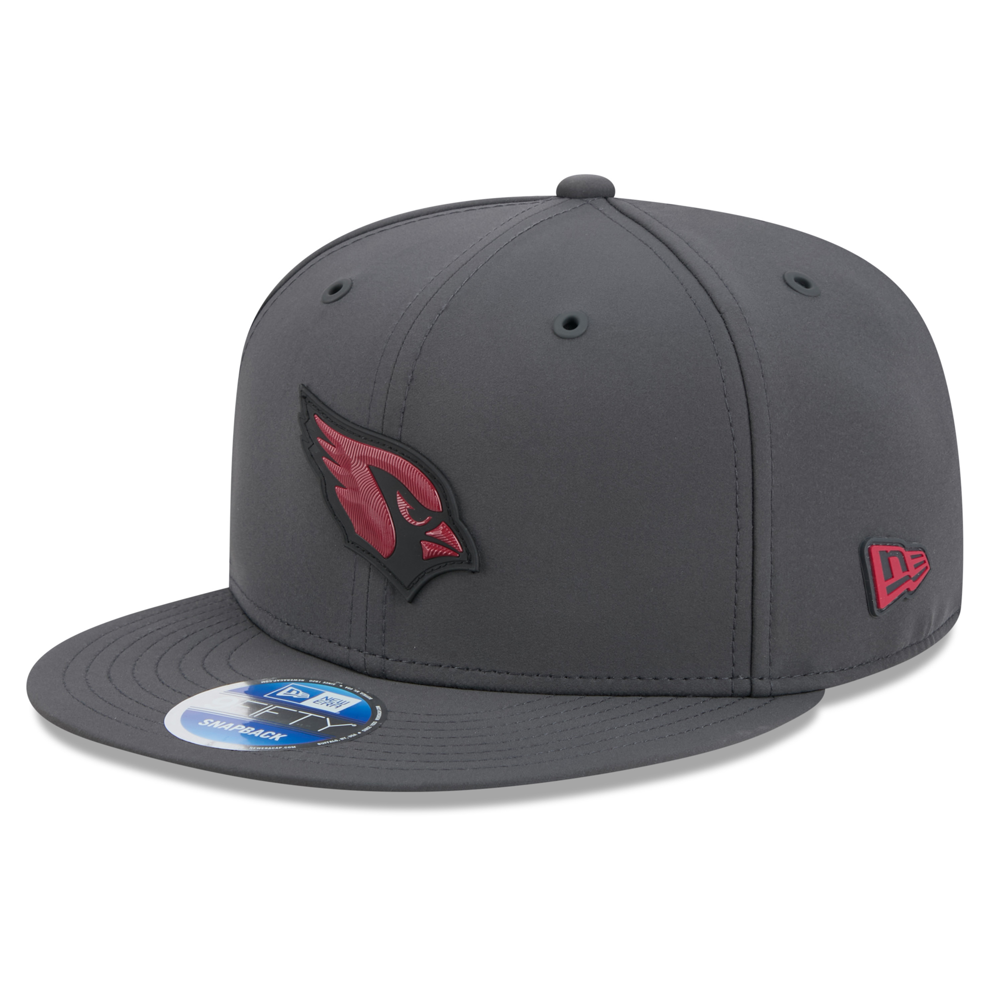 New Era Men's Charcoal Arizona Cardinals 2026 Sideline Cold Weather 9FIFTY Snapback Hat - Charcoal