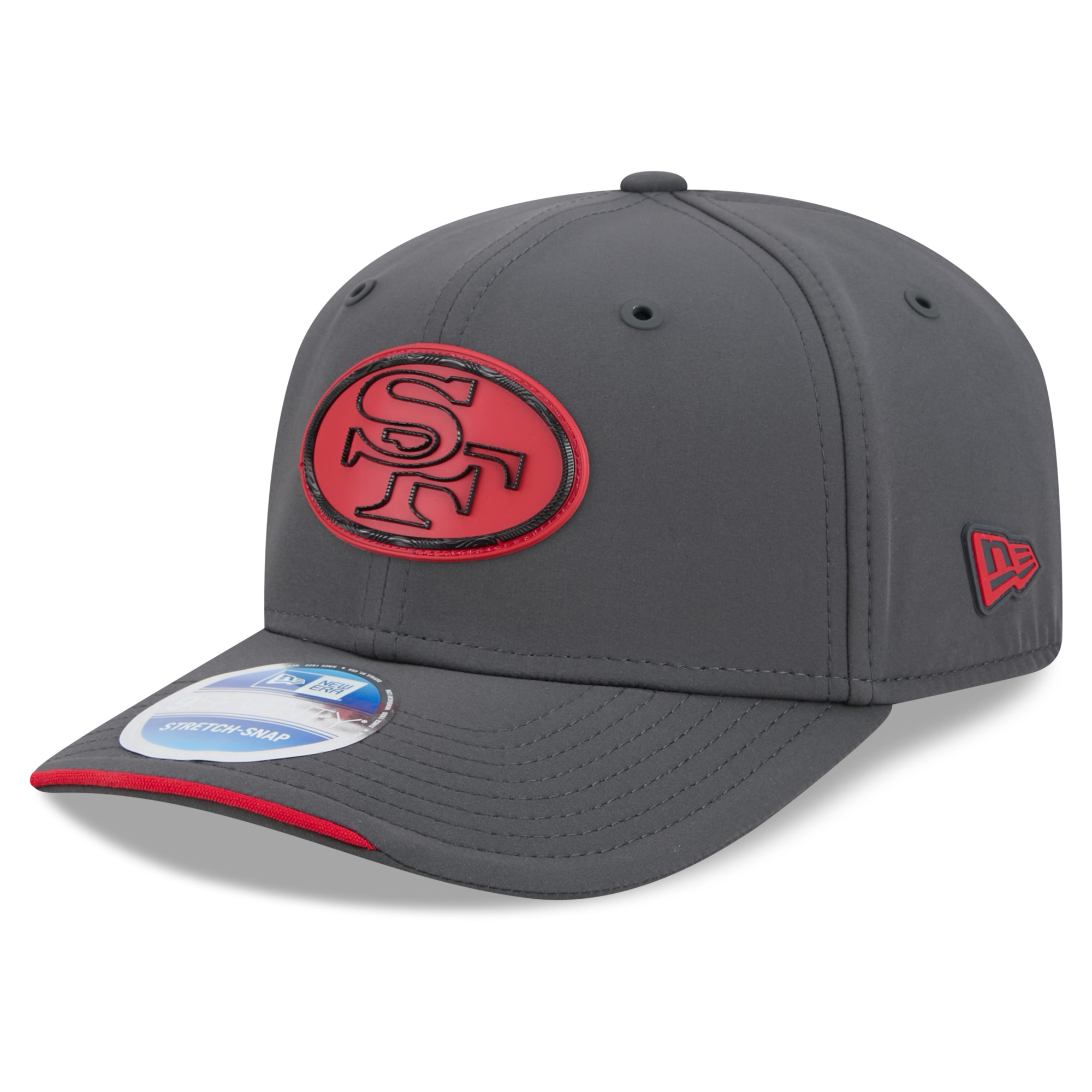 Men's New Era Charcoal San Francisco 49ers 2026 Sideline Cold Weather 9SEVENTY Adjustable Hat