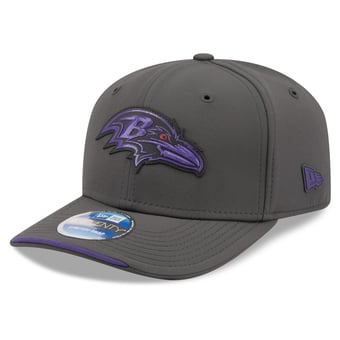 Men's New Era Charcoal Baltimore Ravens 2026 Sideline Cold Weather  9SEVENTY Adjustable Hat