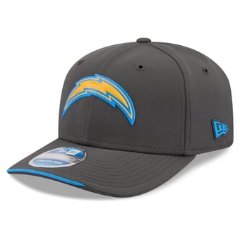 Men's New Era Charcoal Los Angeles Chargers 2026 Sideline Cold Weather  9SEVENTY Adjustable Hat